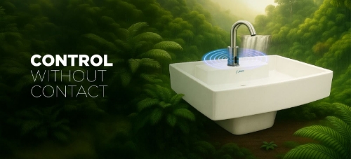 Jaquar touch free faucets